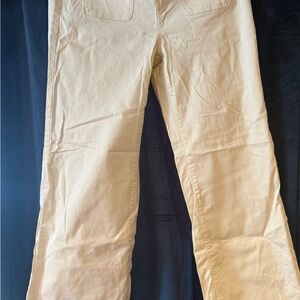 Michael Kors Cream Flare Jeans